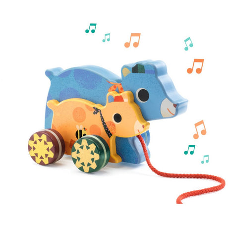 Djeco Gabi & Sam Trekkdyr med musikk