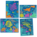 Djeco cyanotype/lett trykk, sjø