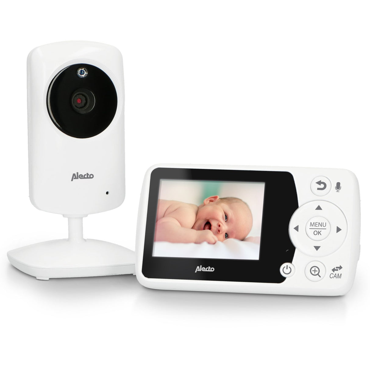 Alecto Video Baby Monitor Med 2,4 Inch Farge Display