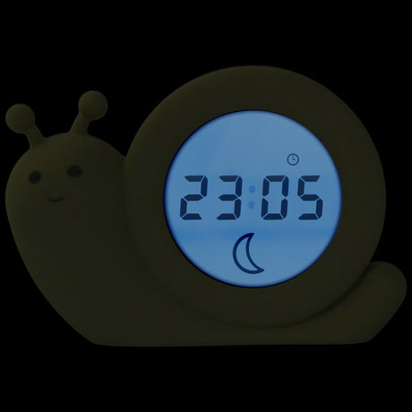 Alecto Beige Sleep Trainer Night Light Og Alarm Clock