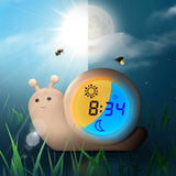 Alecto Beige Sleep Trainer Night Light Og Alarm Clock