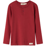 MarMar Modal Hibiscus Red Tee LS