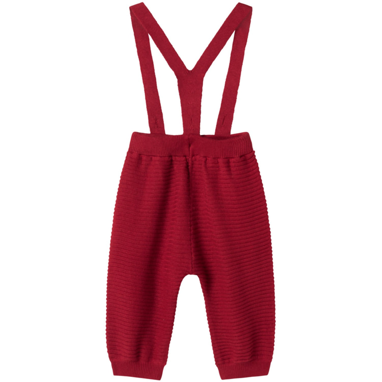 MarMar Cotton Rayon Knit Solid Hibiscus Red Perrin Bukser