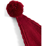 MarMar Cotton Rayon Knit Cable Hibiscus Red Alfen Christmas Lue