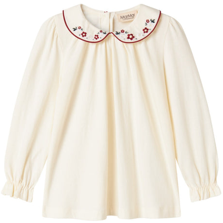 MarMar Modal Fine Gentle White Tielle Bluse