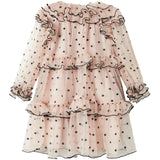 MarMar Tulle Black Dots Dakira LS Kjole