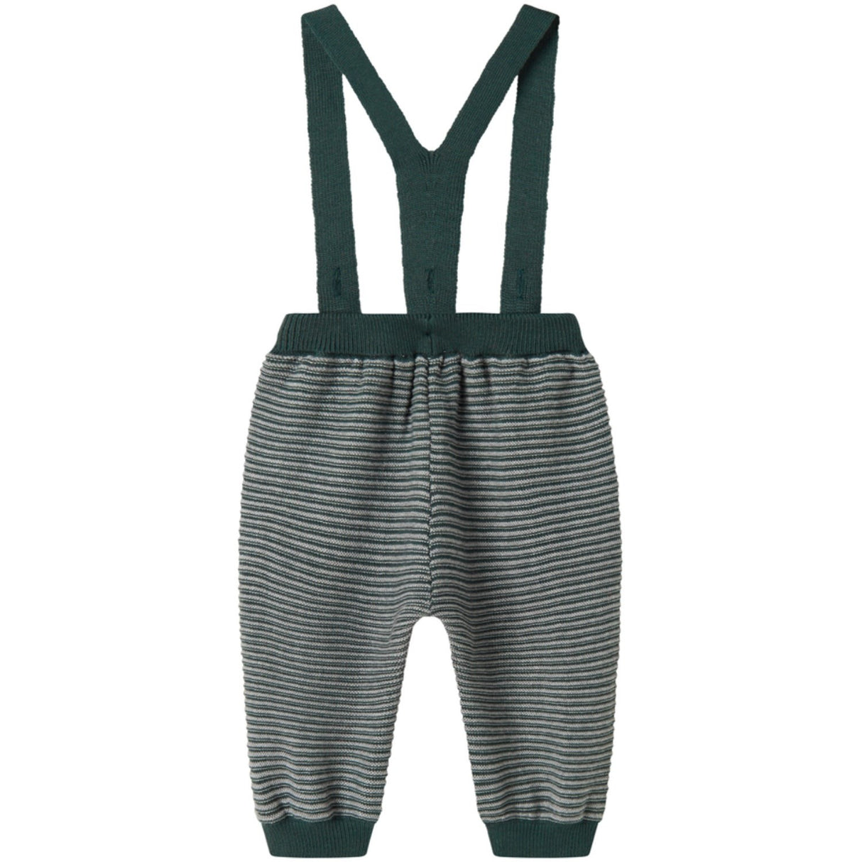 MarMar Cotton Rayon Knit Stripe Dark Leaf Stripe Perrin Bukser