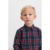MarMar Check Pilot Navy Check Tommy Skjorte