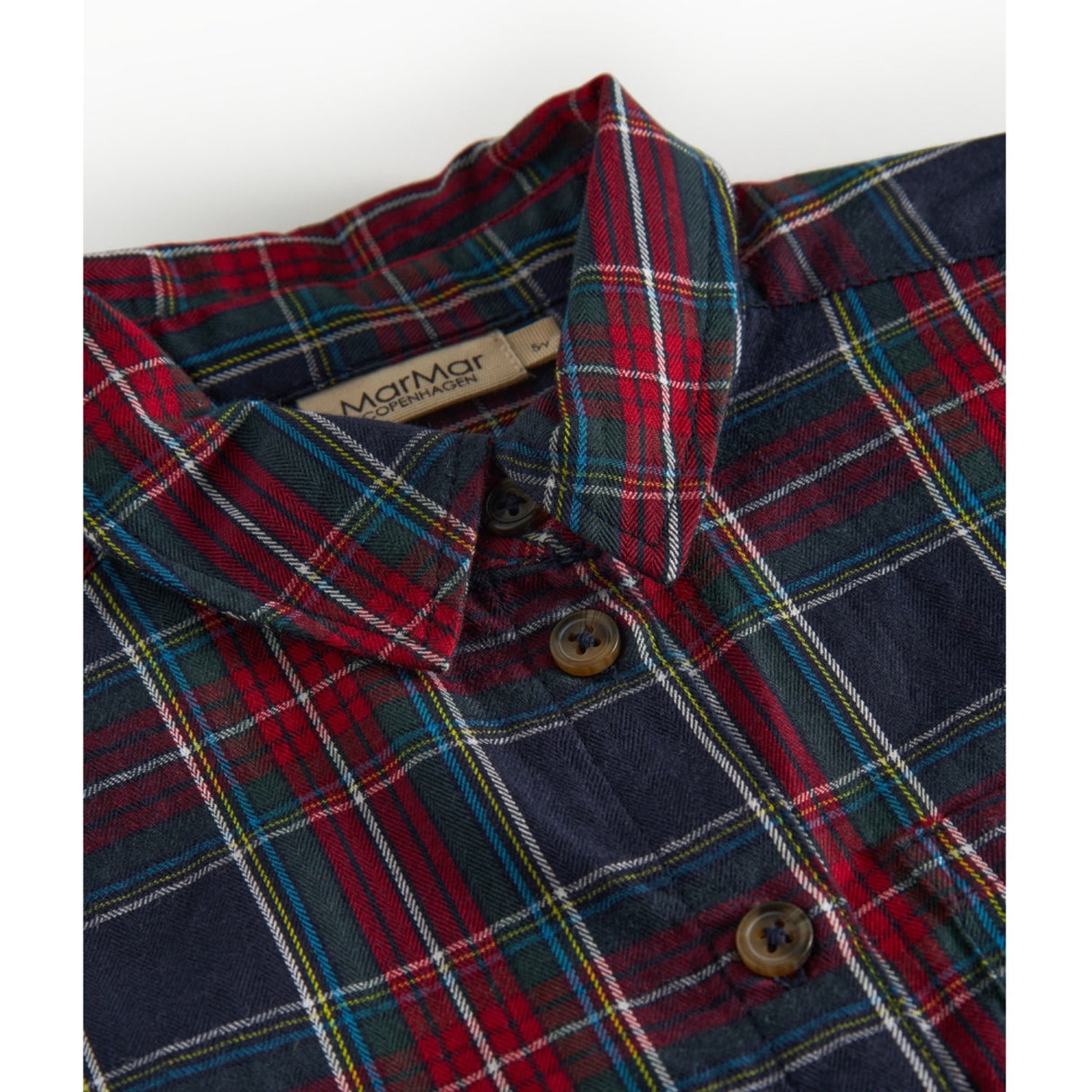 MarMar Check Pilot Navy Check Tommy Skjorte
