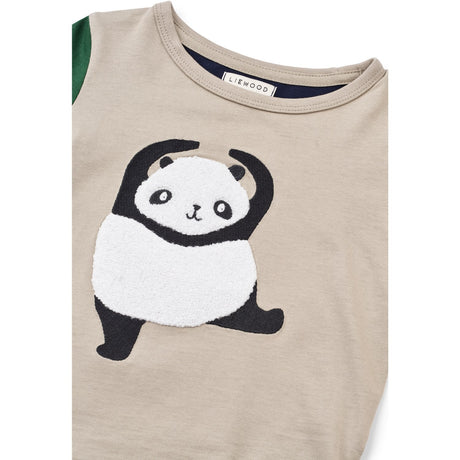 LIEWOOD Panda / Mist / Classic Navy Multi Mix Apia Placement Bluse