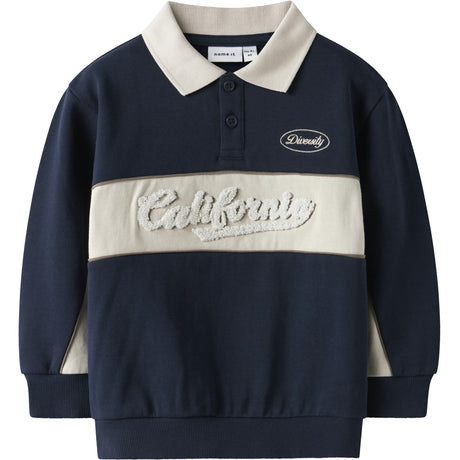 Name It Navy Blazer Nmmtucan Ls Nreg Sweat Polo Unb