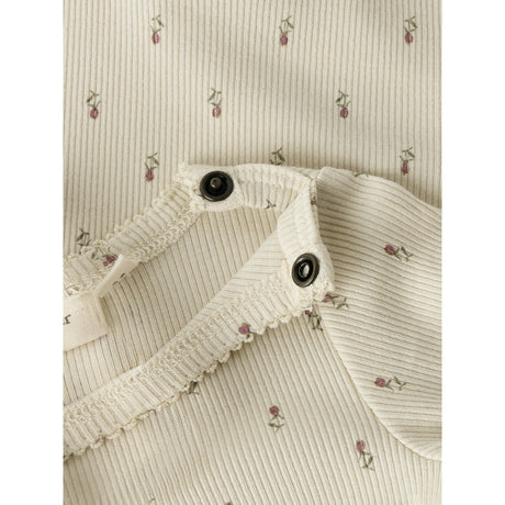 Lil'Atelier Turtledove Floral Nbfgago Ls Natt Drakt Lil