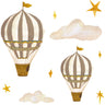That's Mine Brown Wallsticker Dreamy Balloons