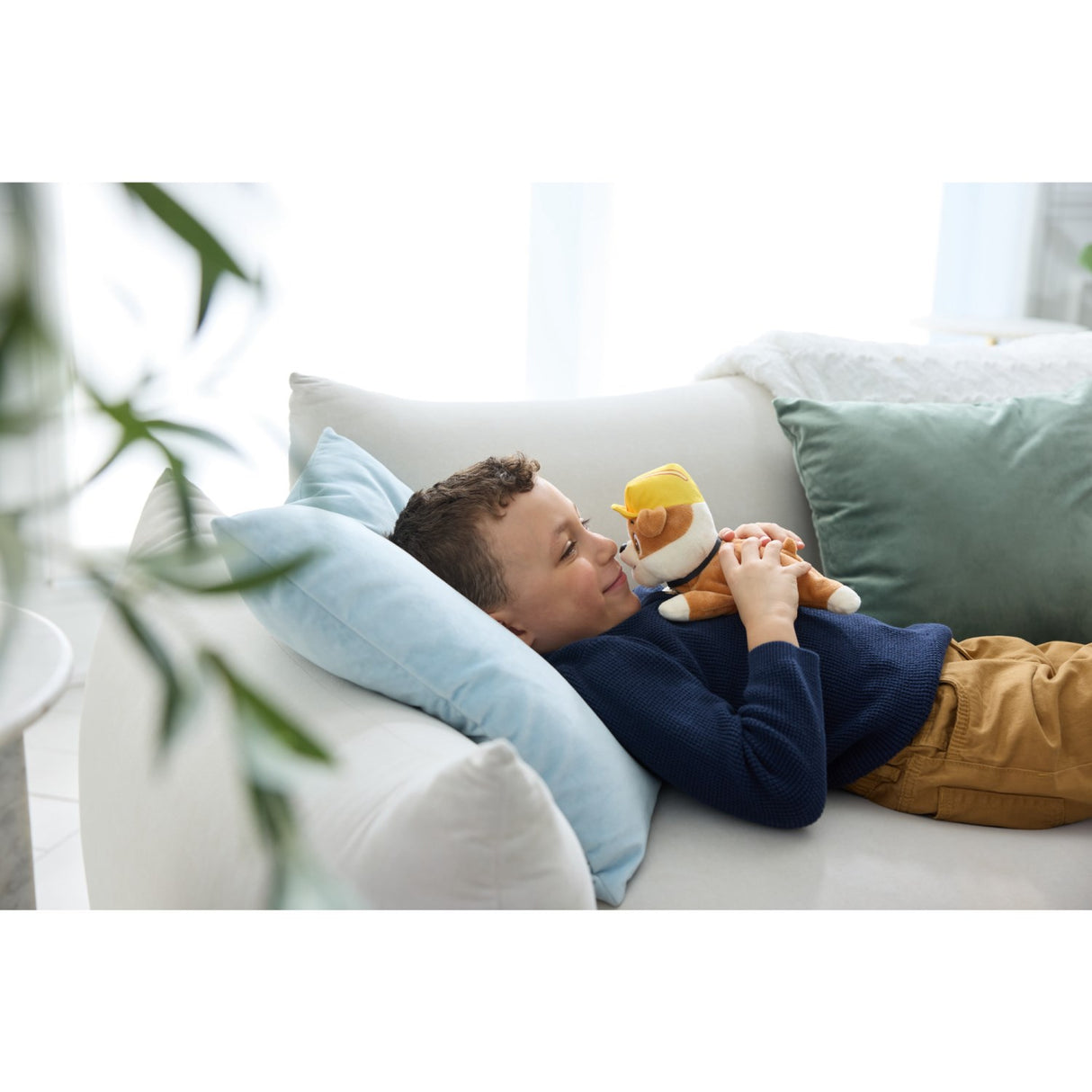 Paw Patrol Gund Hat & Halsbånd Plys 20 Cm Rubble