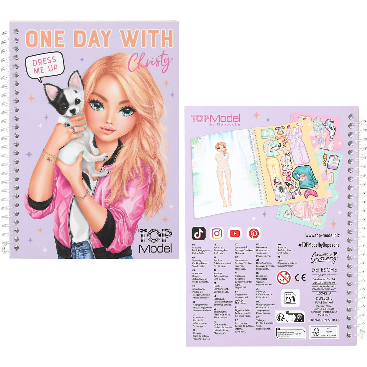 TOPModel Purple Dress Me Up For One Day