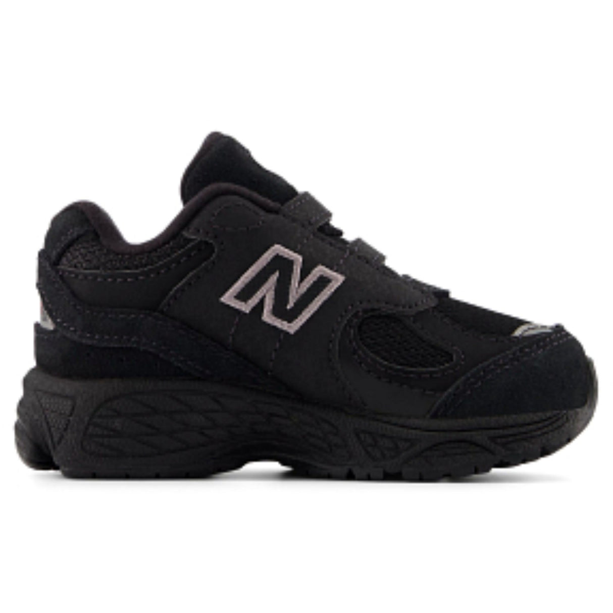 New Balance Black 2002 Kids Hook & Loop Sneakers