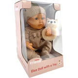 Happy Friend Elsa Dukke 38 Cm Med A Leketøy Brown Drakt