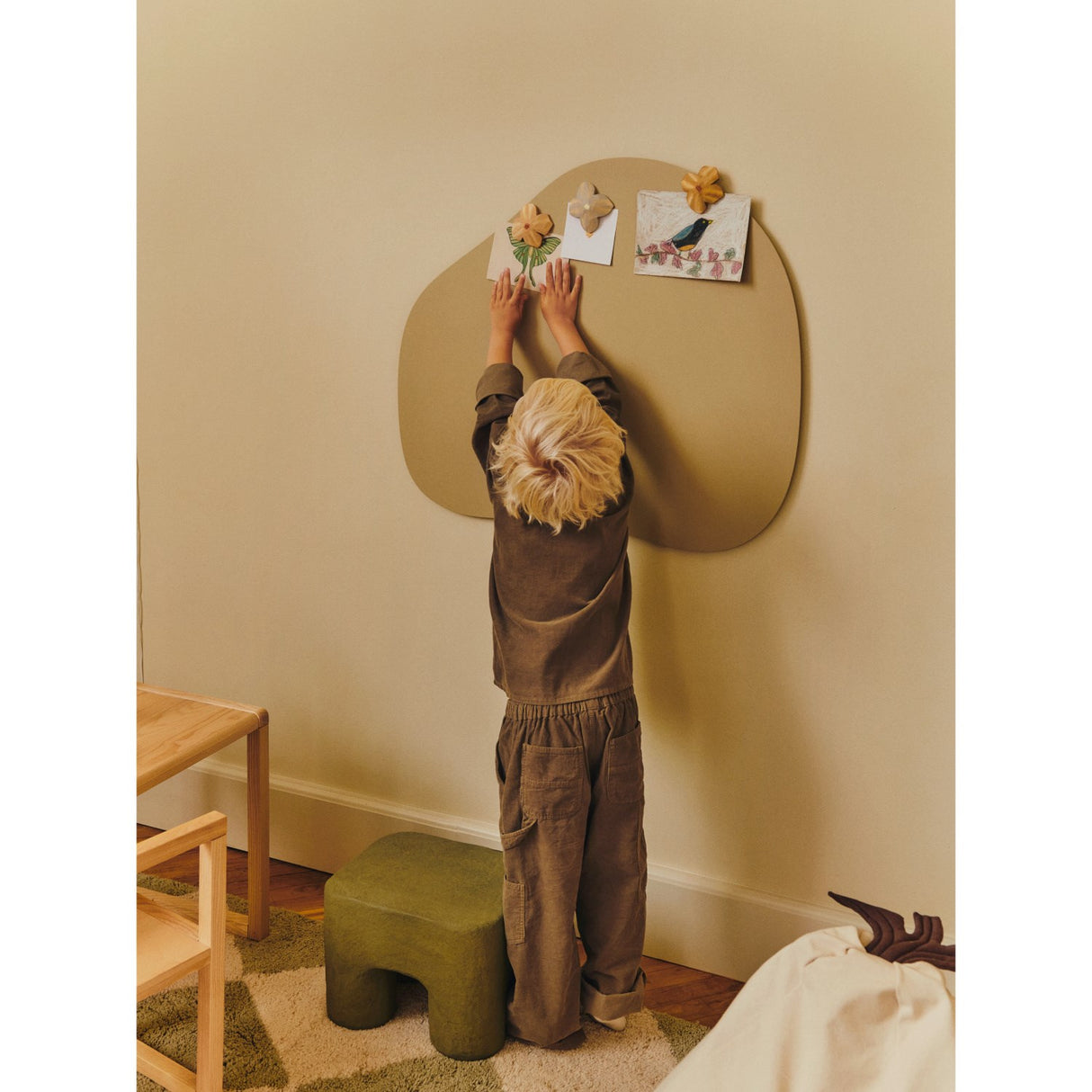 Ferm Living Multi Poesie Hand Carved Magnets 3-Pakning