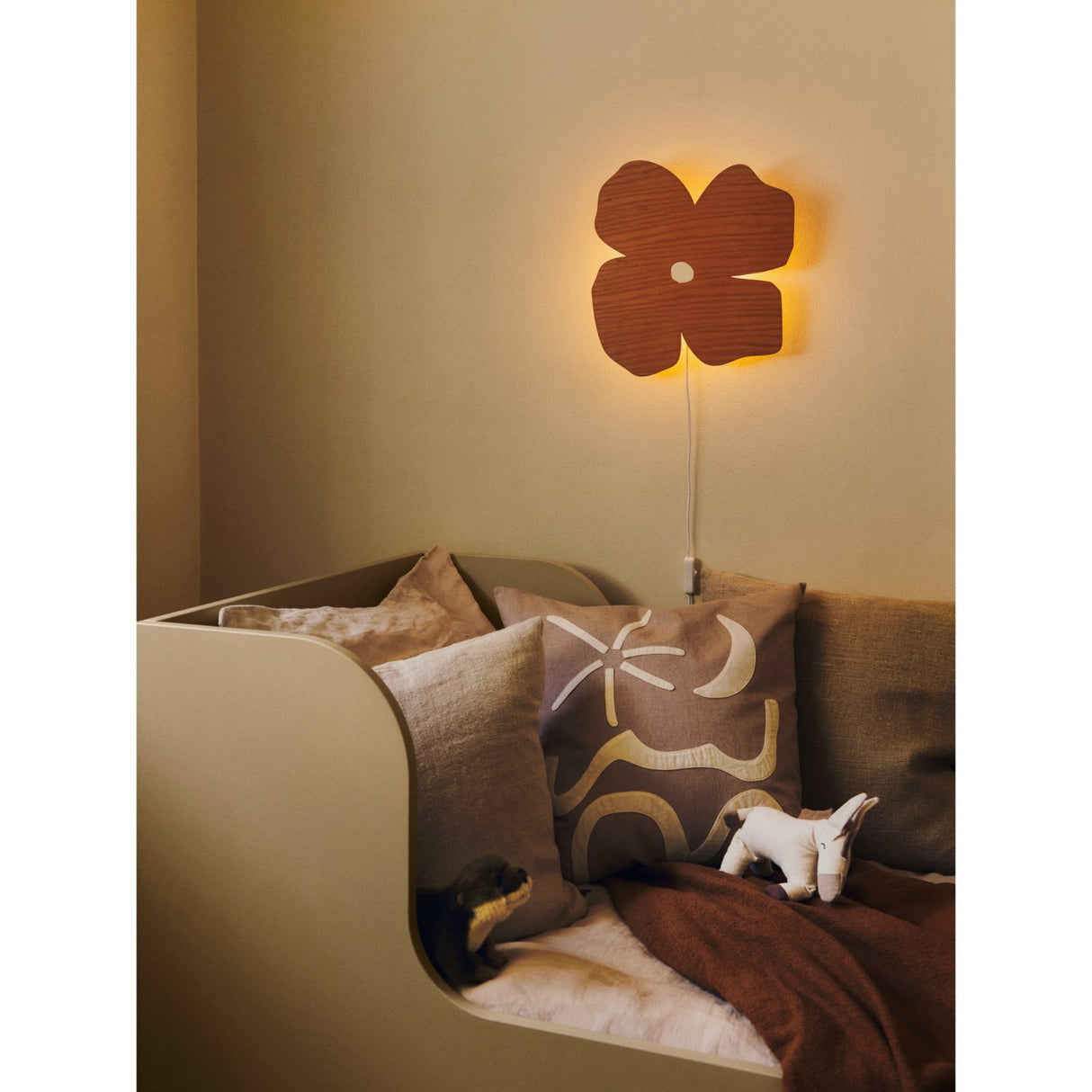 Ferm Living Brown Clay Poesie Lampe