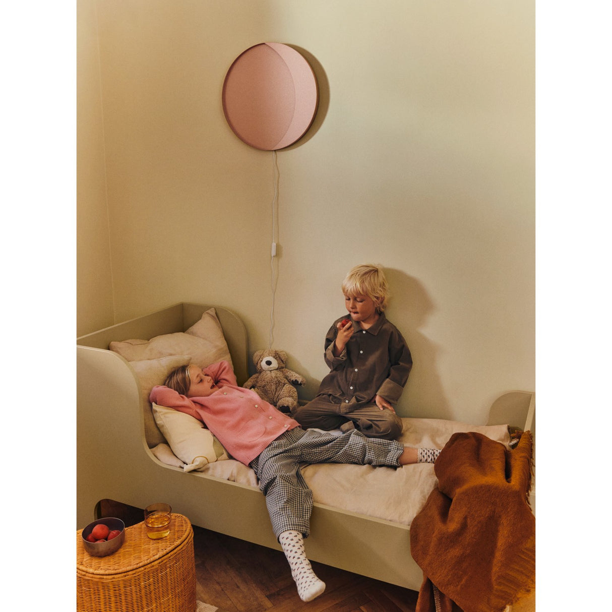 Ferm Living Natural Willora Flettet Oppbevaring 2-Pakning