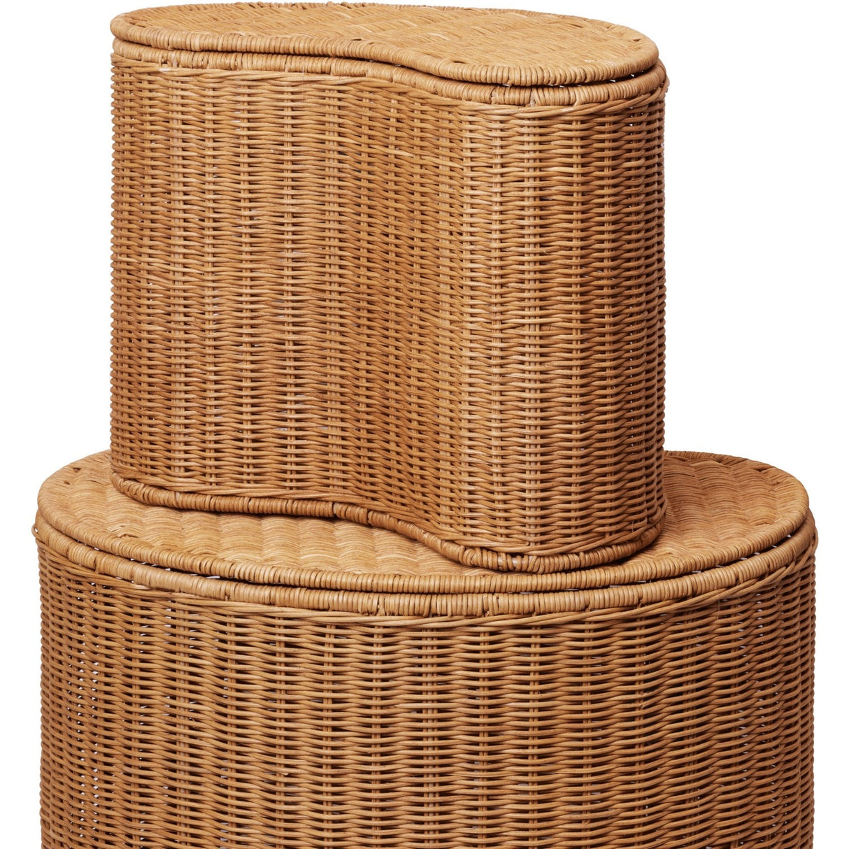 Ferm Living Natural Willora Flettet Oppbevaring 2-Pakning