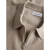 Jack & Jones Junior String Jjmax Strikk Zip Polo Ss Jnr