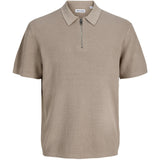 Jack & Jones Junior String Jjmax Strikk Zip Polo Ss Jnr