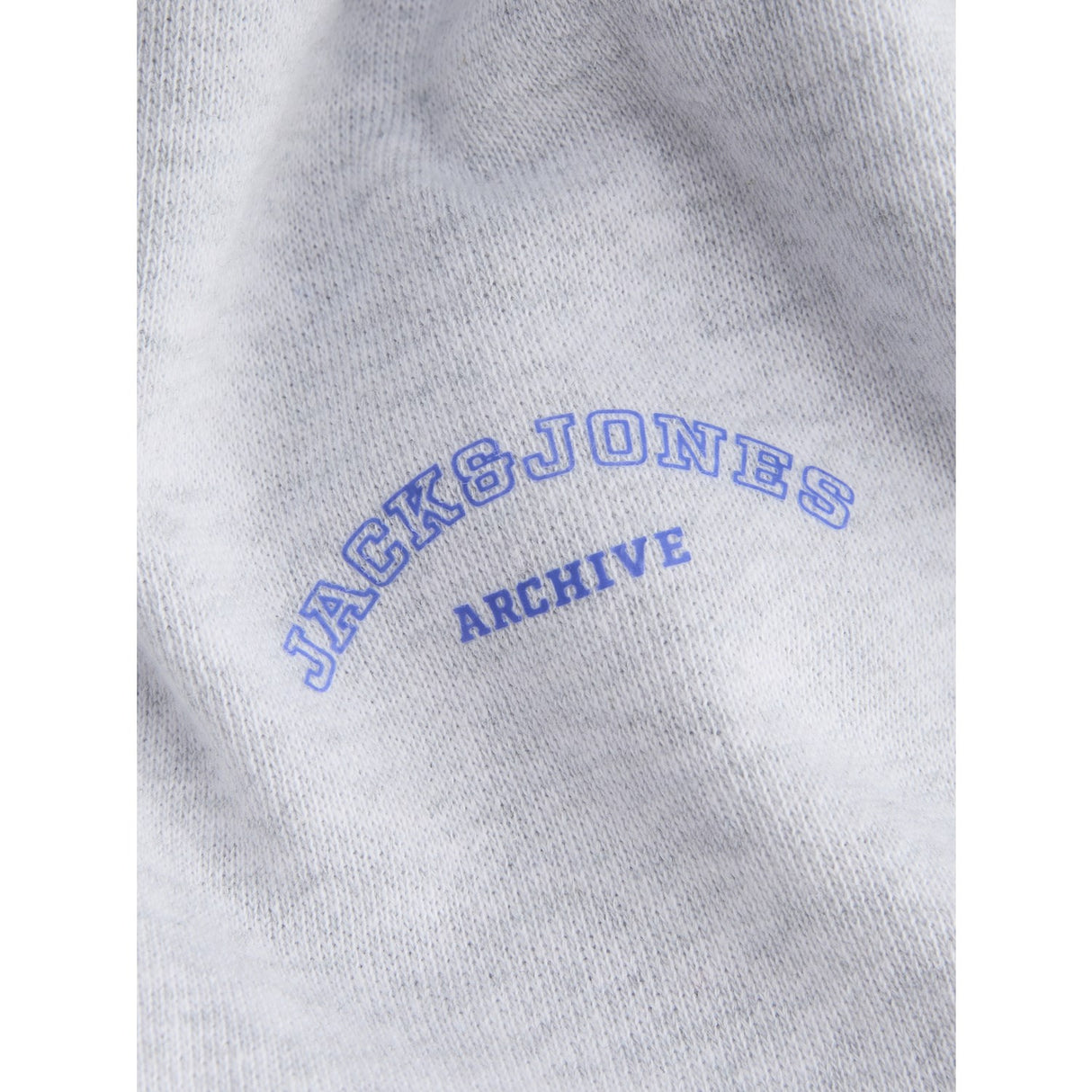 Jack & Jones Junior White Melange Jjcollege Logo Sweat Hette Jnr