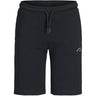 Jack & Jones Junior Black Jpstgordon College Sweat Shorts Mid Jnr
