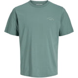 Jack & Jones Junior Mineral Blue Jjcollege Logo Tee Ss Crew Neck Jnr