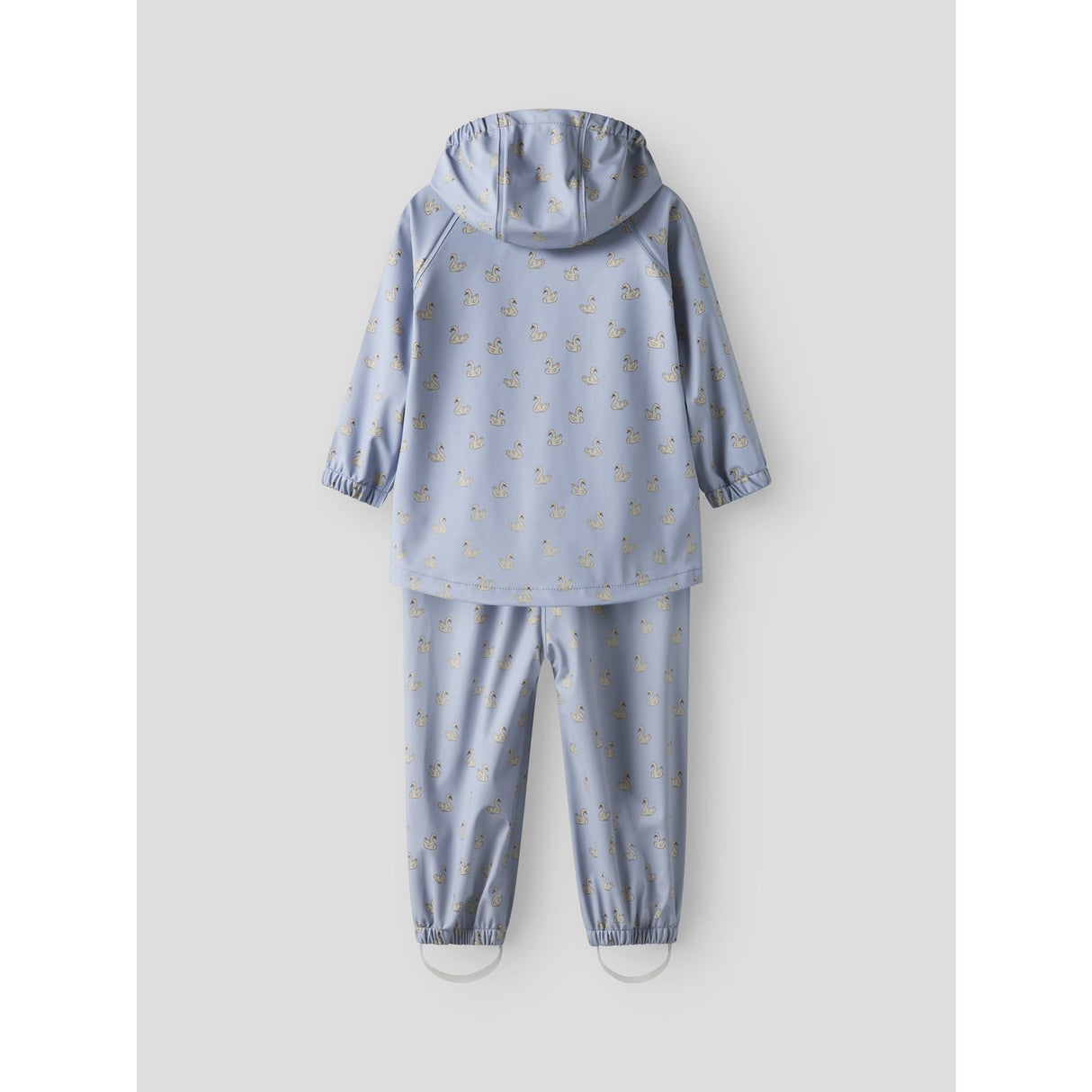 Lil'Atelier Zen Blue Swan Nmfladry10 Rain Sett Aop Fo Lil