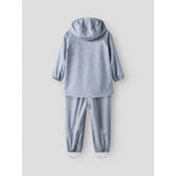 Lil'Atelier Zen Blue Swan Nmfladry10 Rain Sett Aop Fo Lil