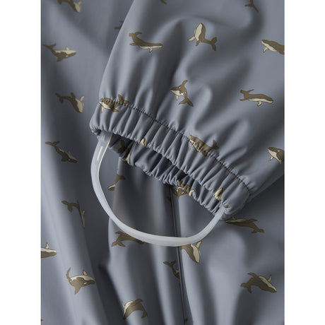 Lil'Atelier Tradewinds Whale Nmmladry10 Rain Sett Aop Fo Lil