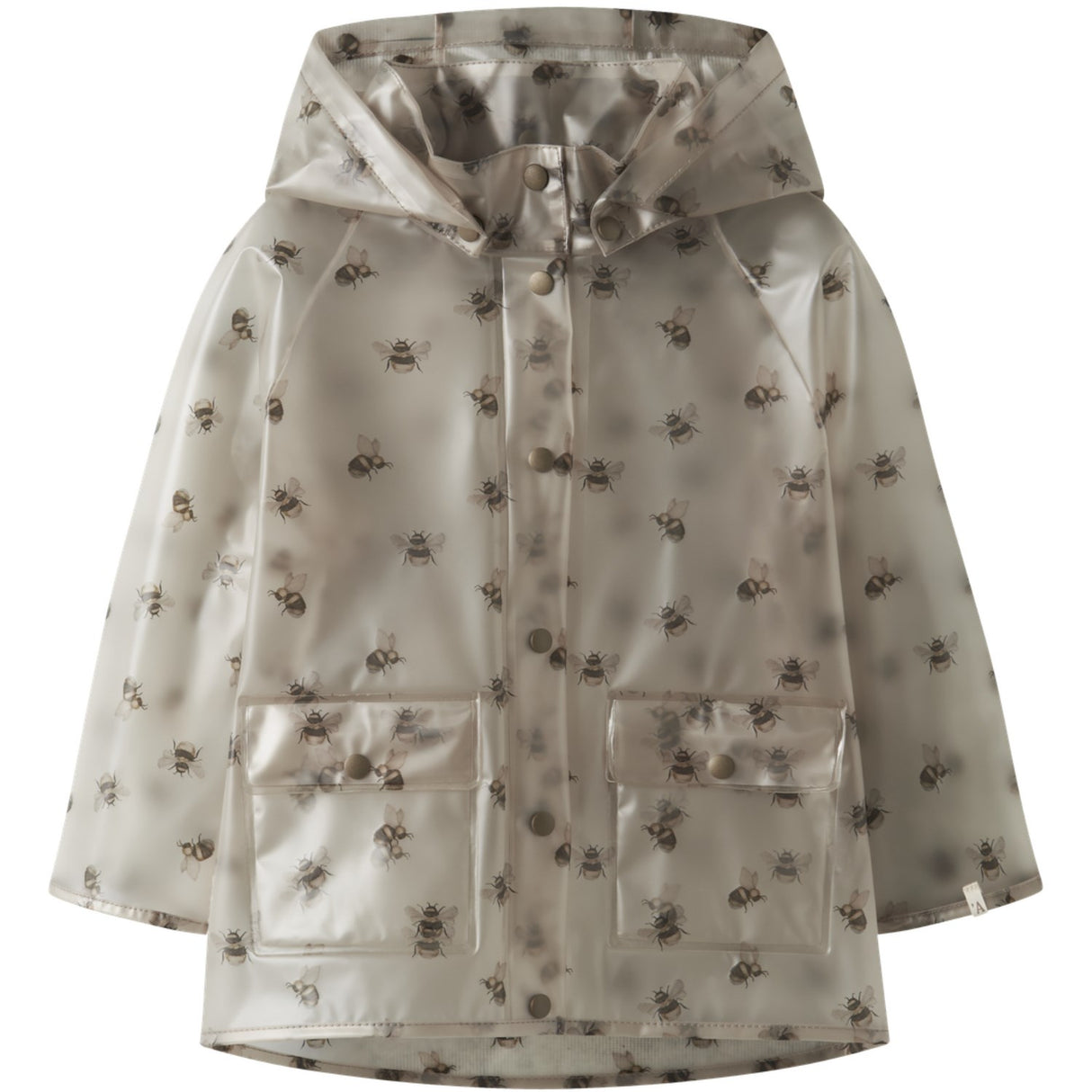 Lil'Atelier Turtledove Bee Nmnmamio Loose Rain Jakke Fo Lil