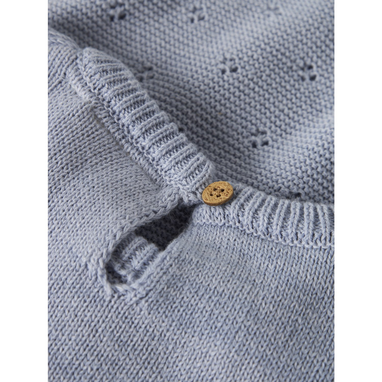 Lil'Atelier Zen Blue Nmflaguna Ls Strikk Lil Noos