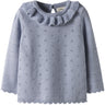 Lil'Atelier Zen Blue Nmflaguna Ls Strikk Lil Noos
