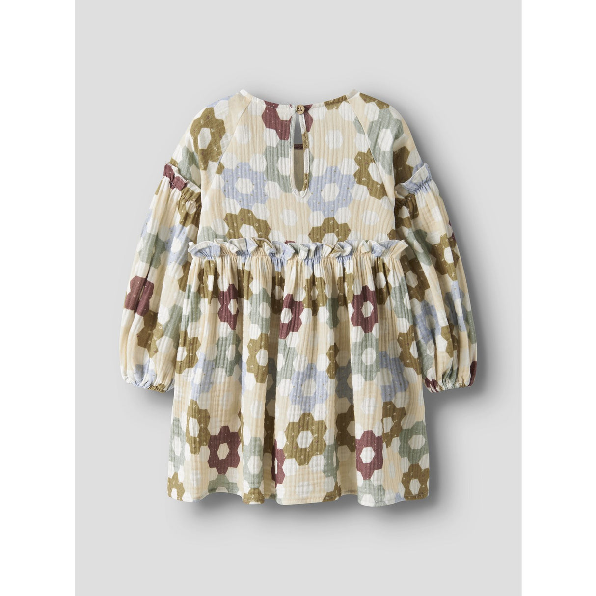 Lil'Atelier Coconut Milk Nmftalia Ls Loose Kjole Lil