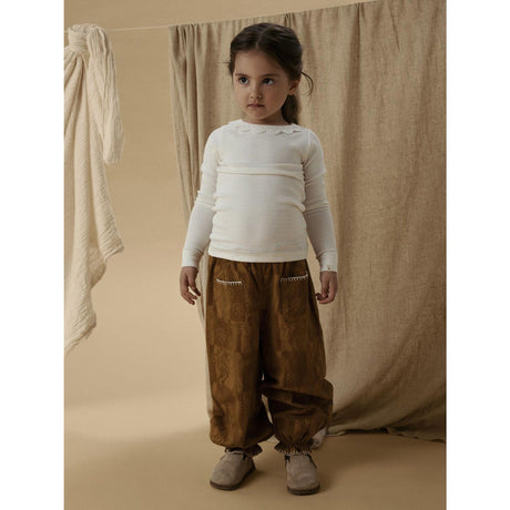 Lil'Atelier Coconut Milk Nmftapia Ls Slim Topp Lil