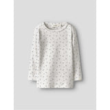 Lil'Atelier Coconut Milk Bell Flower Nmfgayo Sag Ls Slim Topp Lil