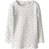 Lil'Atelier Coconut Milk Bell Flower Nmfgayo Sag Ls Slim Topp Lil
