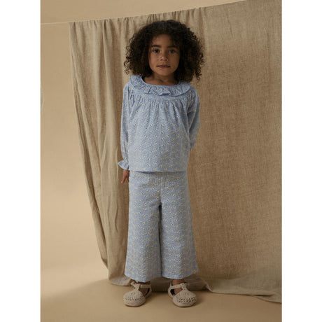 Lil'Atelier Zen Blue Nmftessie Wide Bukser Lil