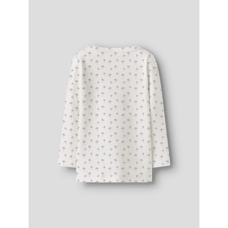 Lil'Atelier Coconut Milk Bell Flower Nmfgayo Sag Ls Slim Topp Lil