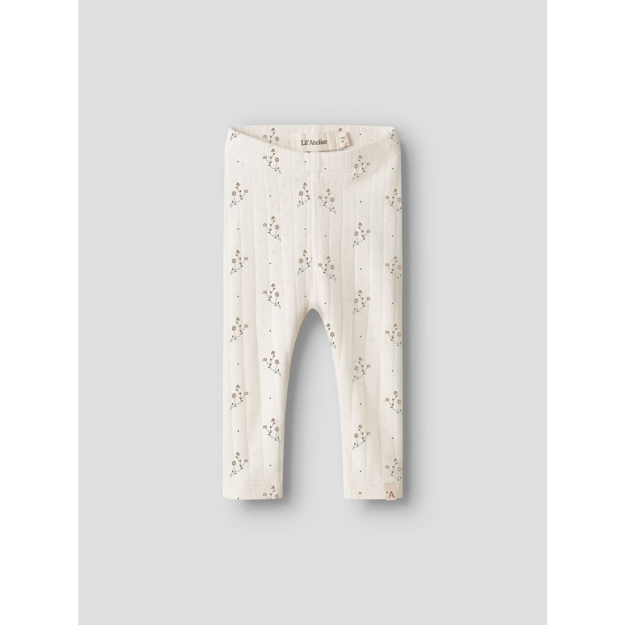 Lil'Atelier Coconut Milk Flower Nbfrachello Ria Slim Leggings Lil