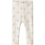 Lil'Atelier Coconut Milk Flower Nbfrachello Ria Slim Leggings Lil