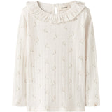 Lil'Atelier Coconut Milk Flower Nmfrachello Ria Ls Slim Topp Lil