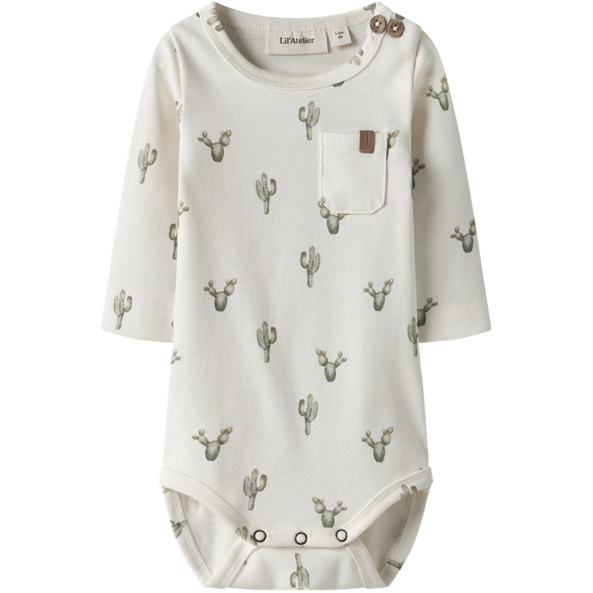 Lil'Atelier Coconut Milk Cactus Nbmlayo Sev Ls Slim Body Lil