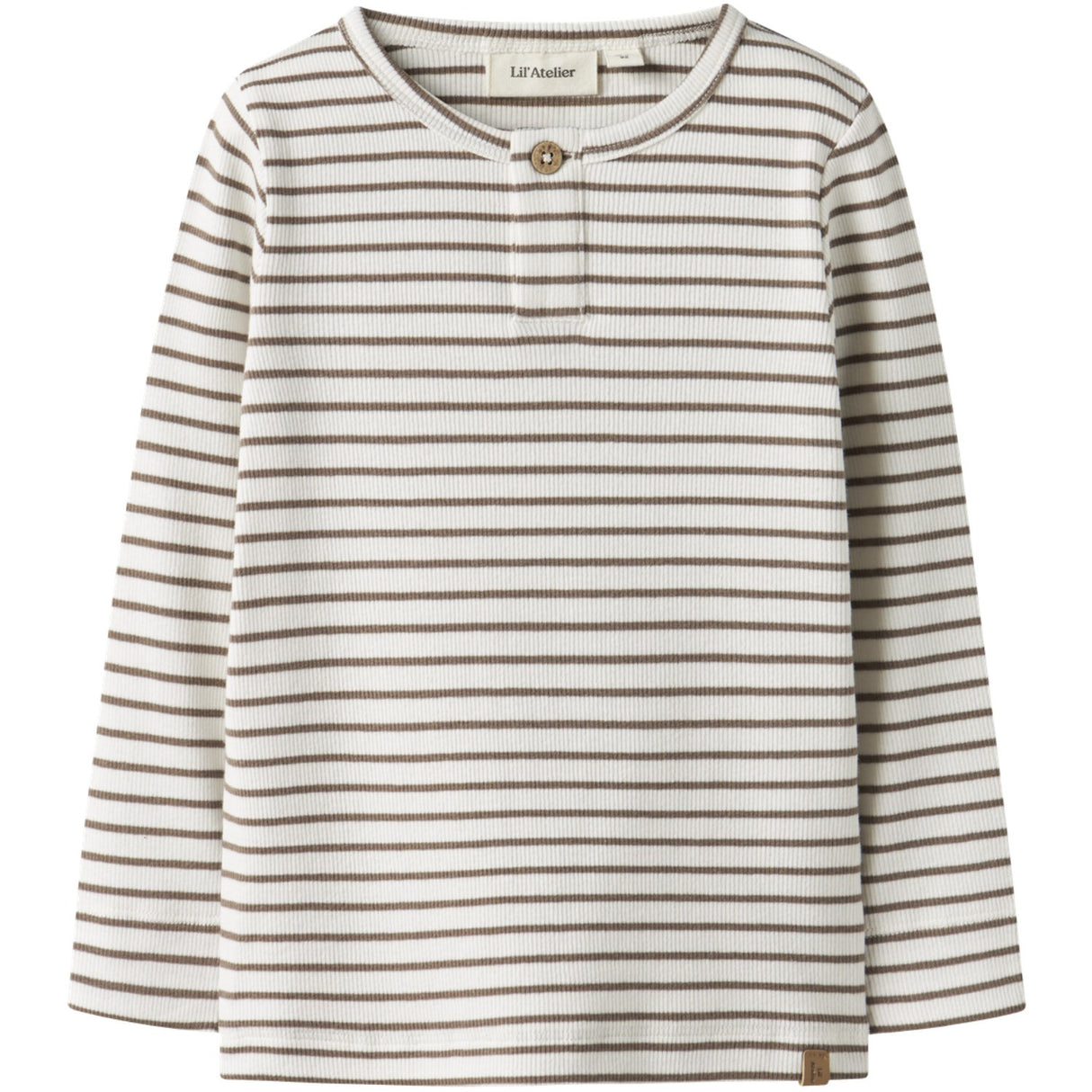 Lil'Atelier Coconut Milk Nmmtonto Tor Ls Slim Topp Lil