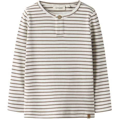 Lil'Atelier Coconut Milk Nmmtonto Tor Ls Slim Topp Lil