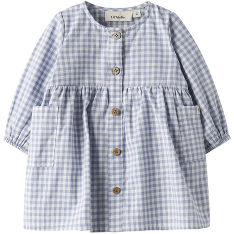 Lil'Atelier Zen Blue Nbftallula Ls Loose Body Kjole Lil