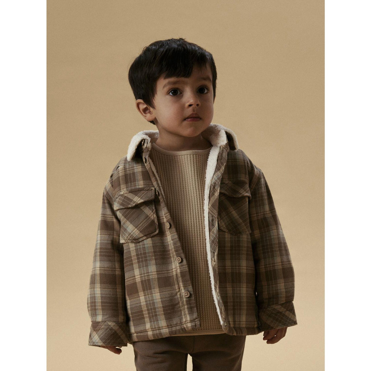 Lil'Atelier Shitake Nmmtavor Ls Loose Skjorte Lil